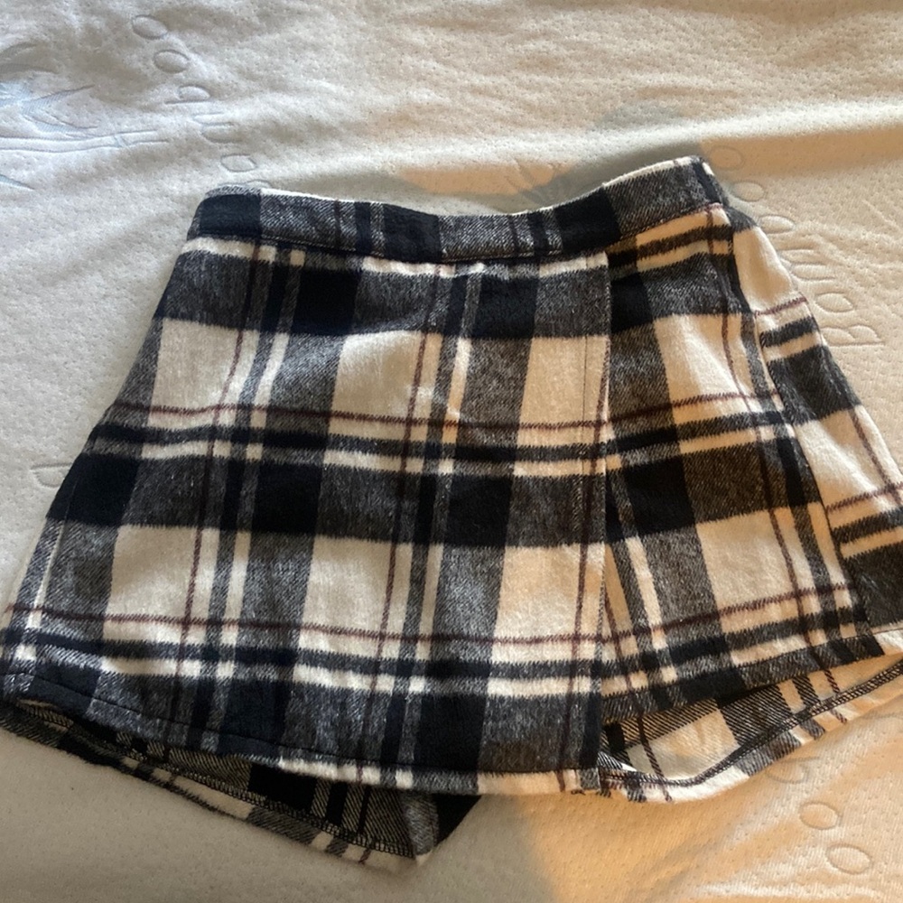 Plaid skort